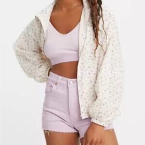 LEVI’S‎ Ribcage Shorts raw hem purple size 27 30 90s vibe y2k new!!